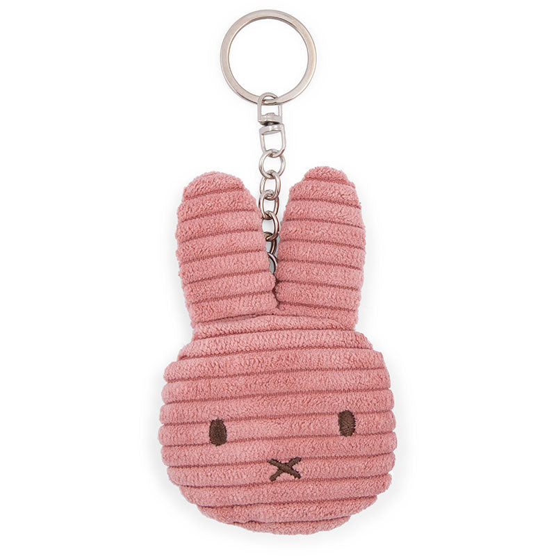 Miffy Corduroy Dusty Rose Flat Keyring