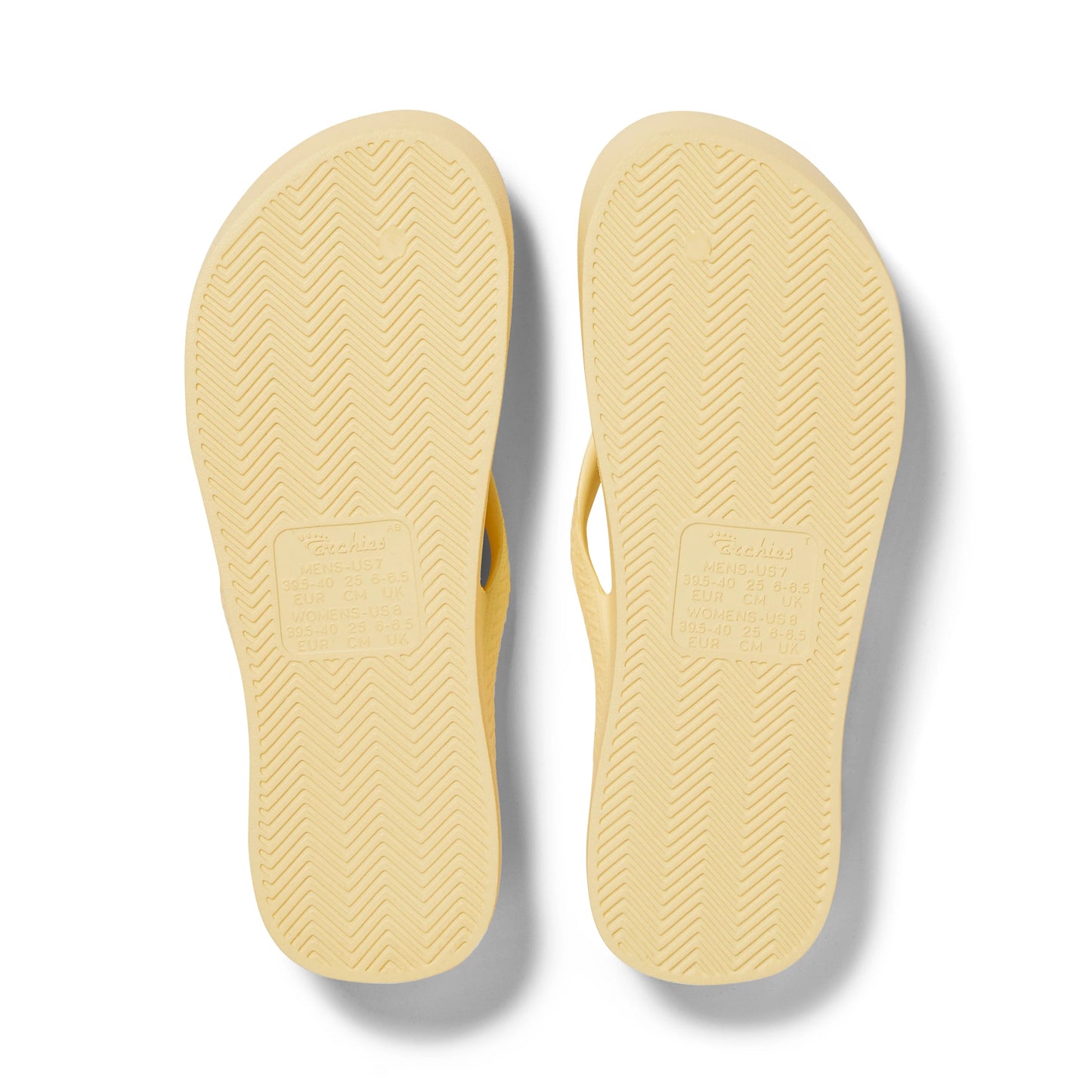 Archies Lemon Arch Support Flip Flops - Classic