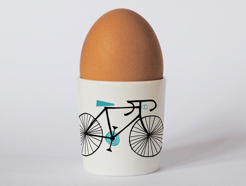 Repeat Repeat Turquoise Happiness Bike Egg Cup