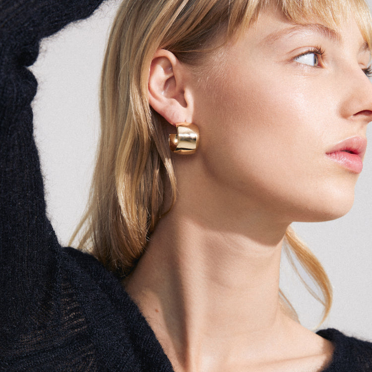 Pilgrim TALULLA recycled earrings gold-plated