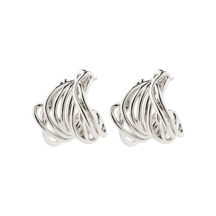 Pilgrim PAMELA recycled earrings silver-plated