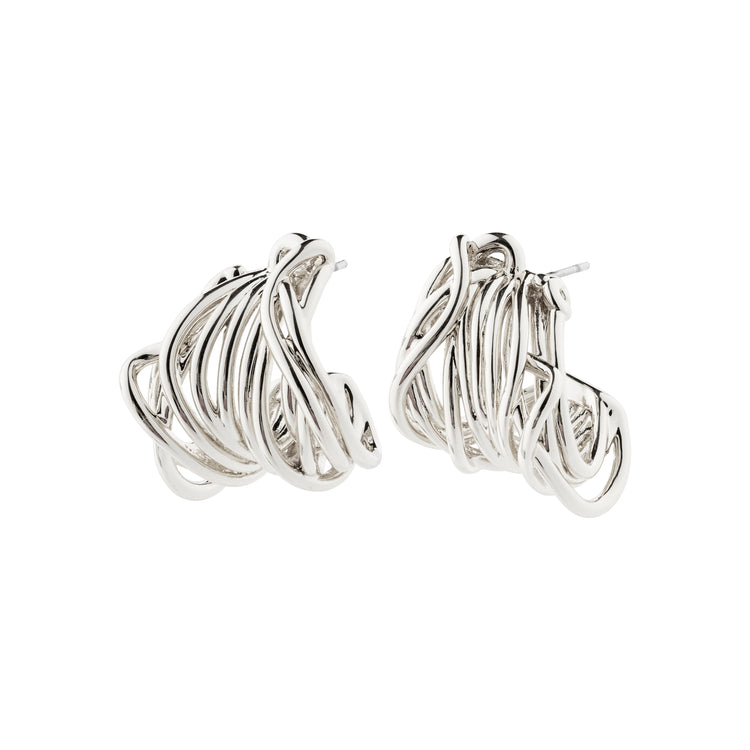 Pilgrim PAMELA recycled earrings silver-plated