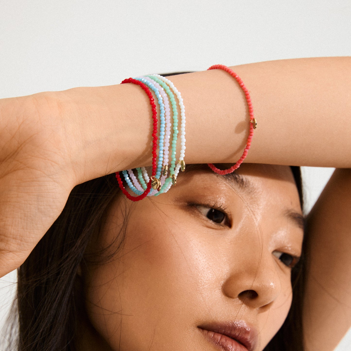 Pilgrim INDIE bracelet rose, gold-plated
