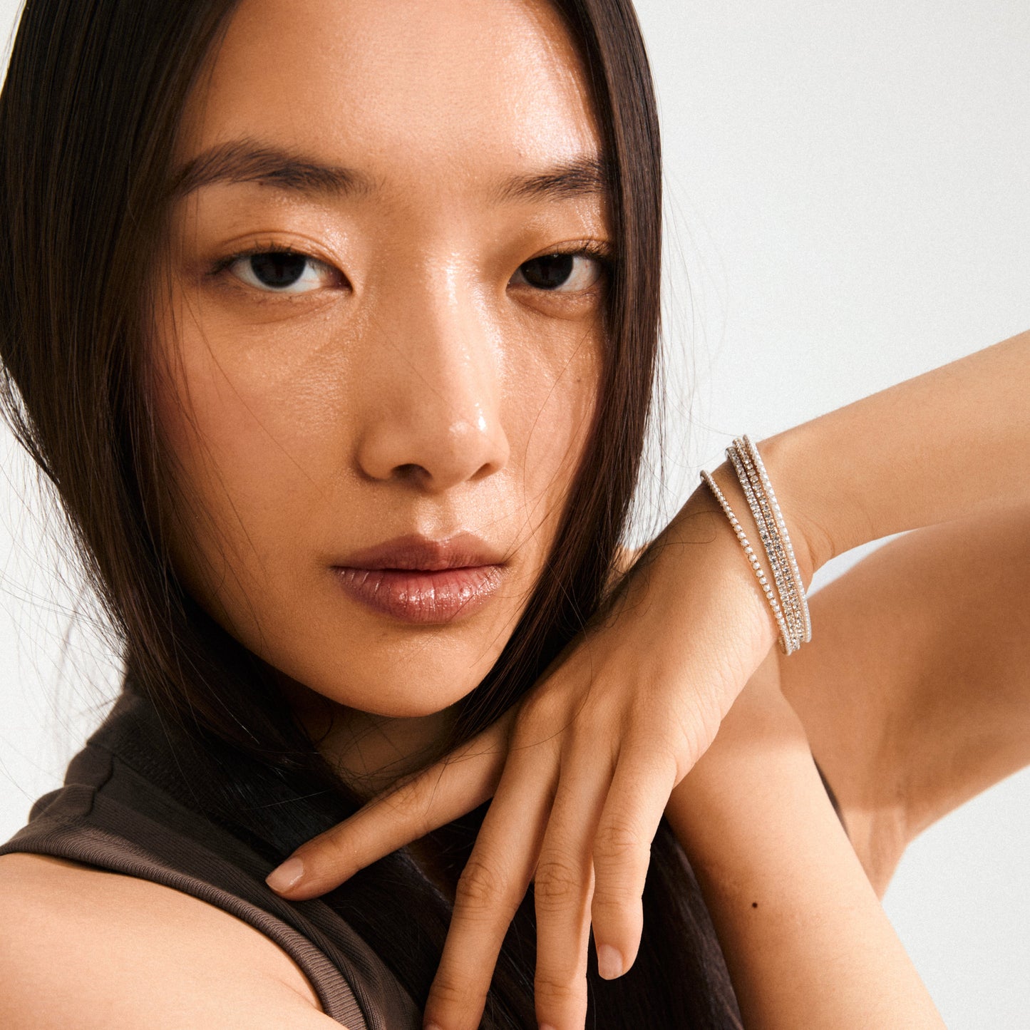 Pilgrim ARASH Crystal Bracelet Silver-Plated