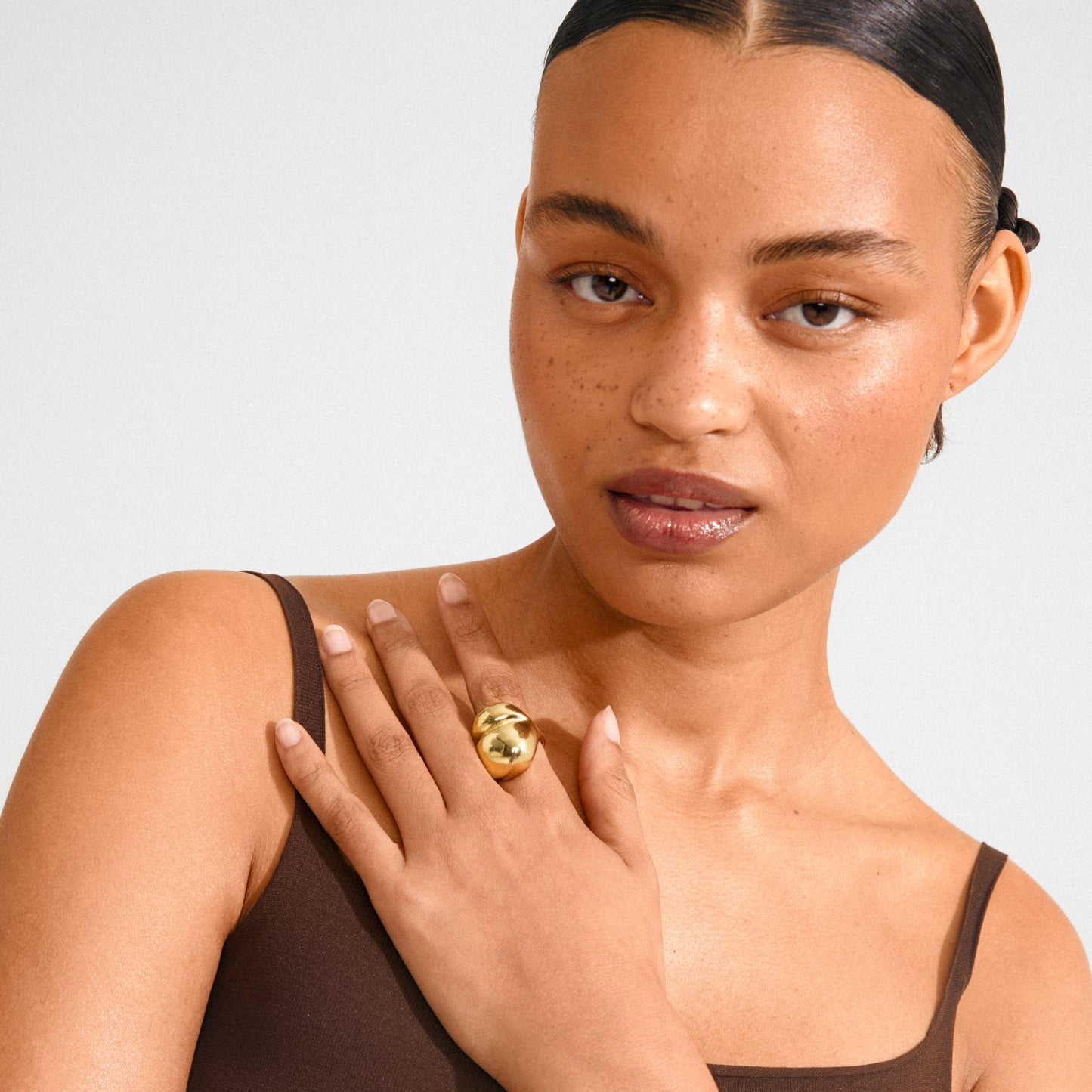 Pilgrim MADDIX ring gold-plated