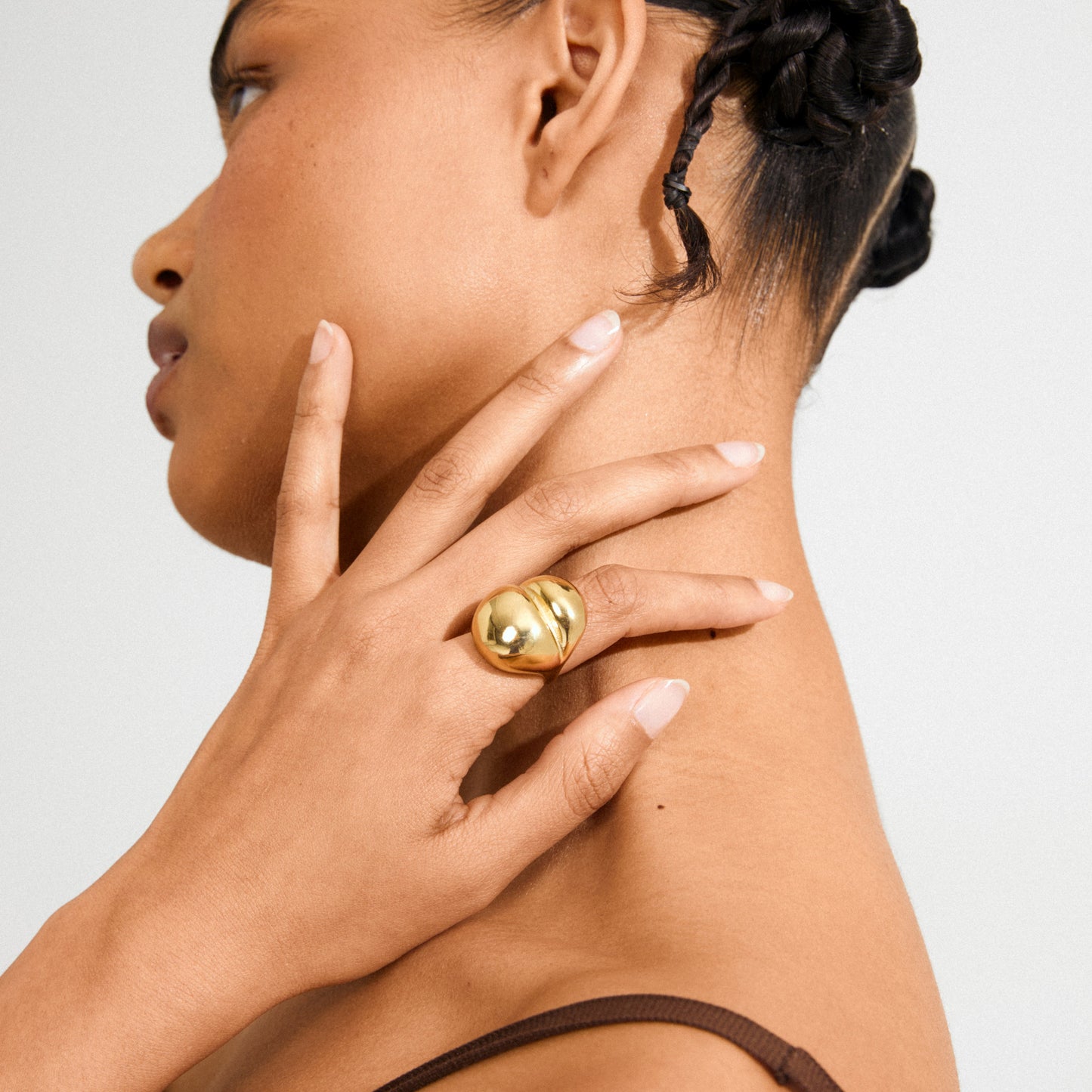 Pilgrim MADDIX ring gold-plated