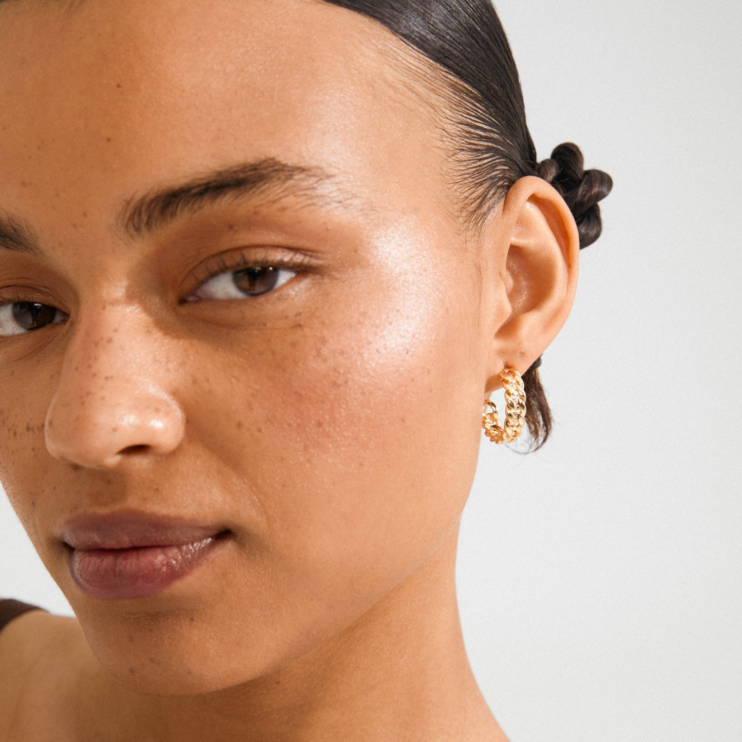 Pilgrim MAYER hoop earrings gold-plated