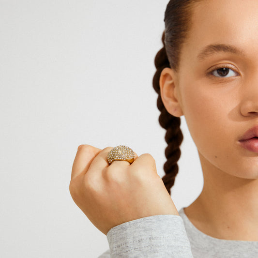 Pilgrim LAEL ring gold-plated