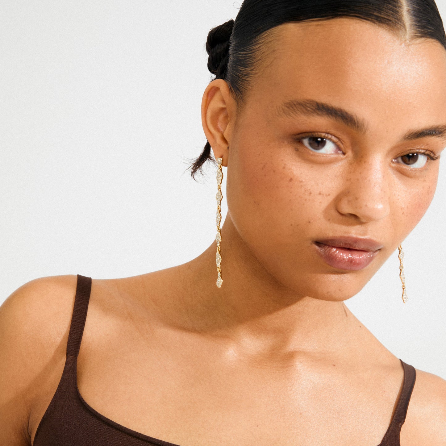 Pilgrim BASIL earrings gold-plated