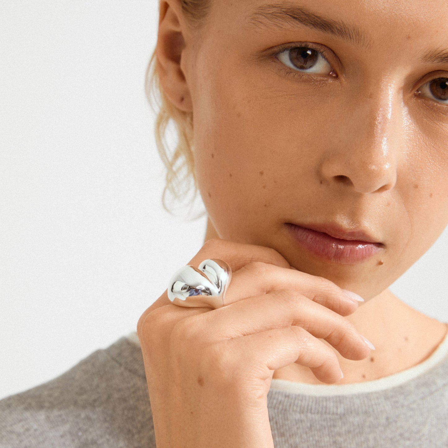 Pilgrim MADDIX ring silver-plated