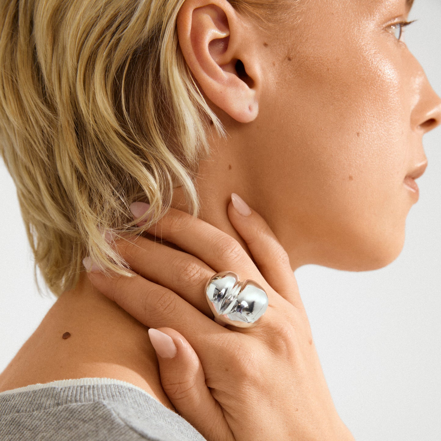 Pilgrim MADDIX ring silver-plated