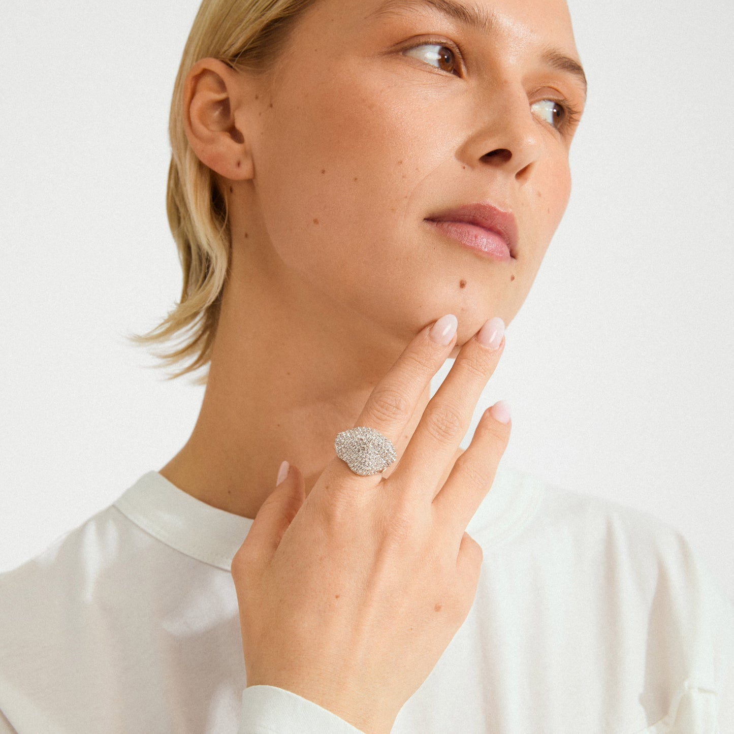 Pilgrim LAEL ring silver-plated