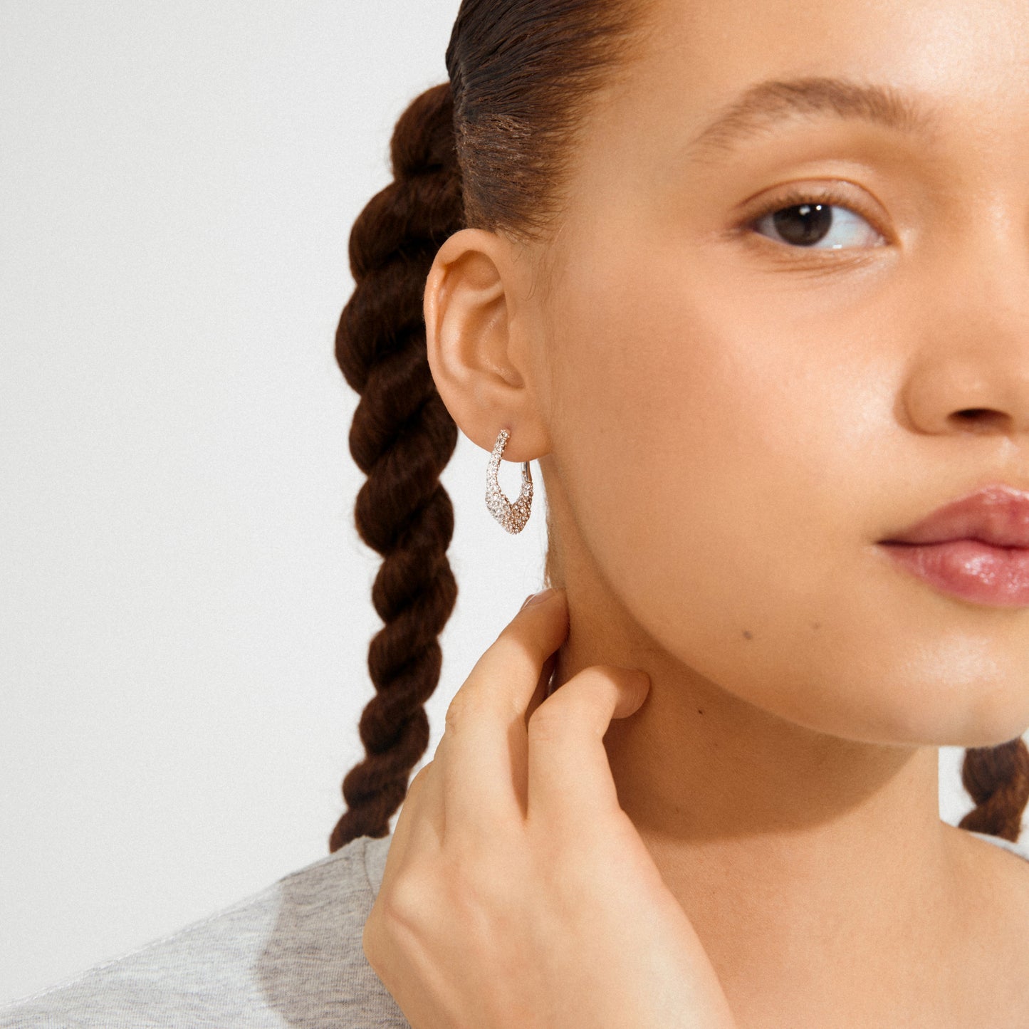 Pilgrim FENIX earrings silver-plated