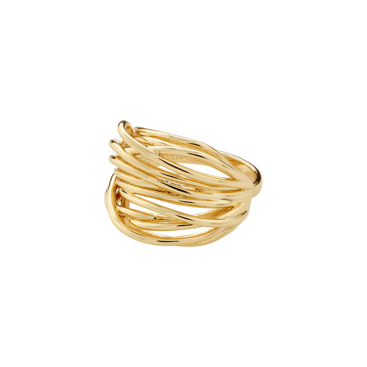 Pilgrim PAMELA recycled ring gold-plated