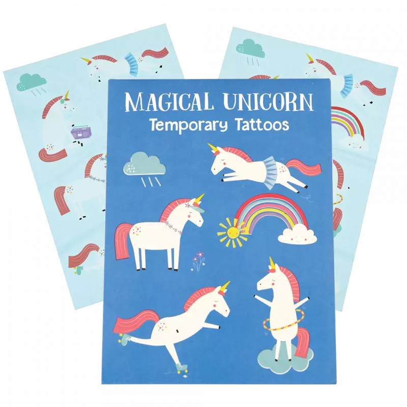 Childrens Temporary Tattoos - Magical Unicorn