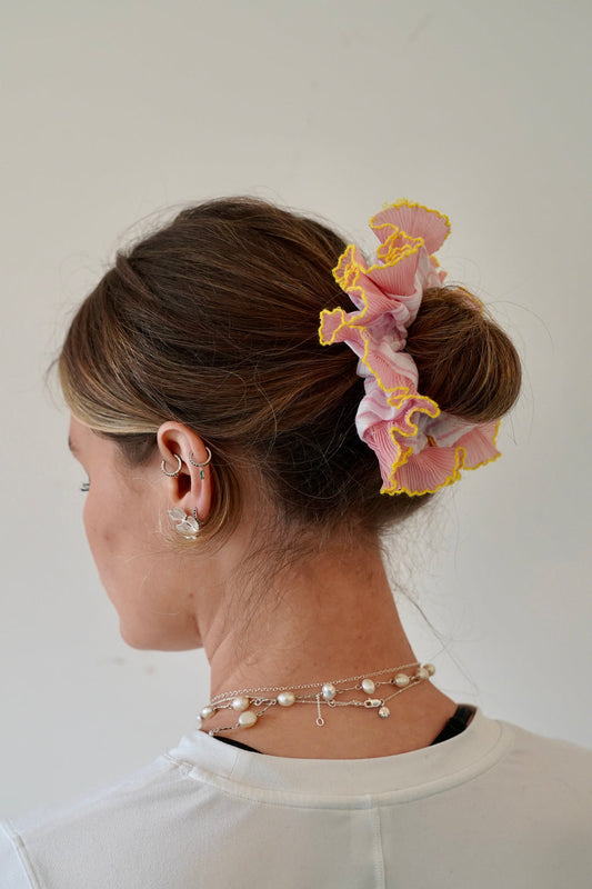 Staise London Pink Bubba Hair Scrunchie