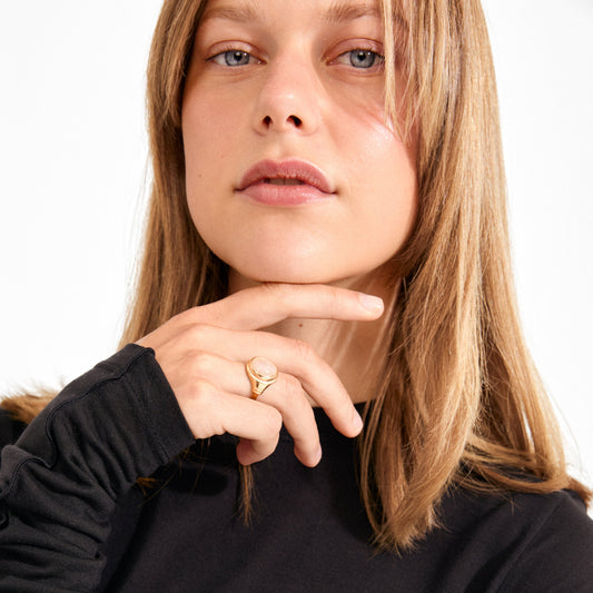 Pilgrim LYNDON ring gold-plated