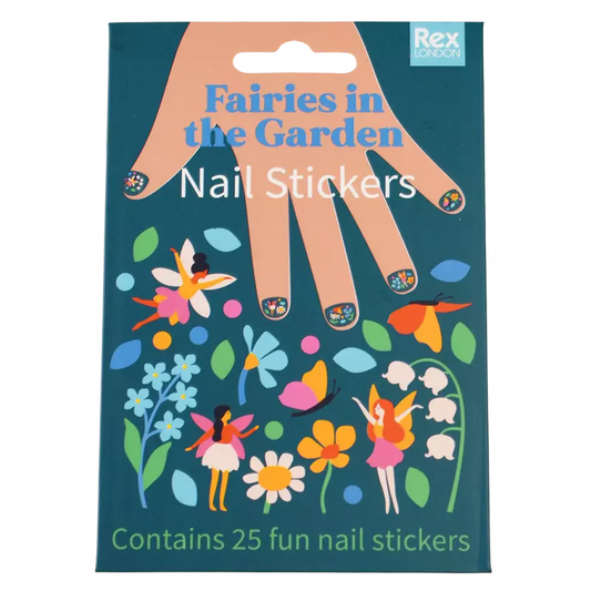 Childrens Nail Stickers - Fairies in the Garden