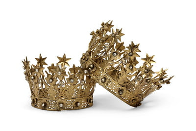 Boncoeurs set of 2 Crown of Stars