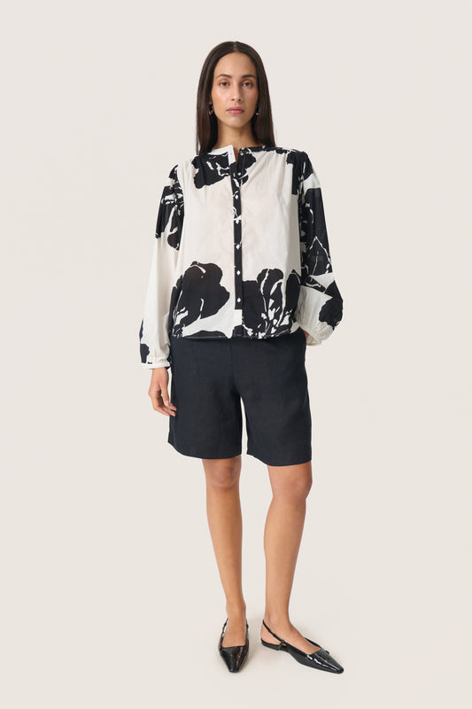 Soaked in Luxury Joanne Shirt in Whisper White Mega Flower