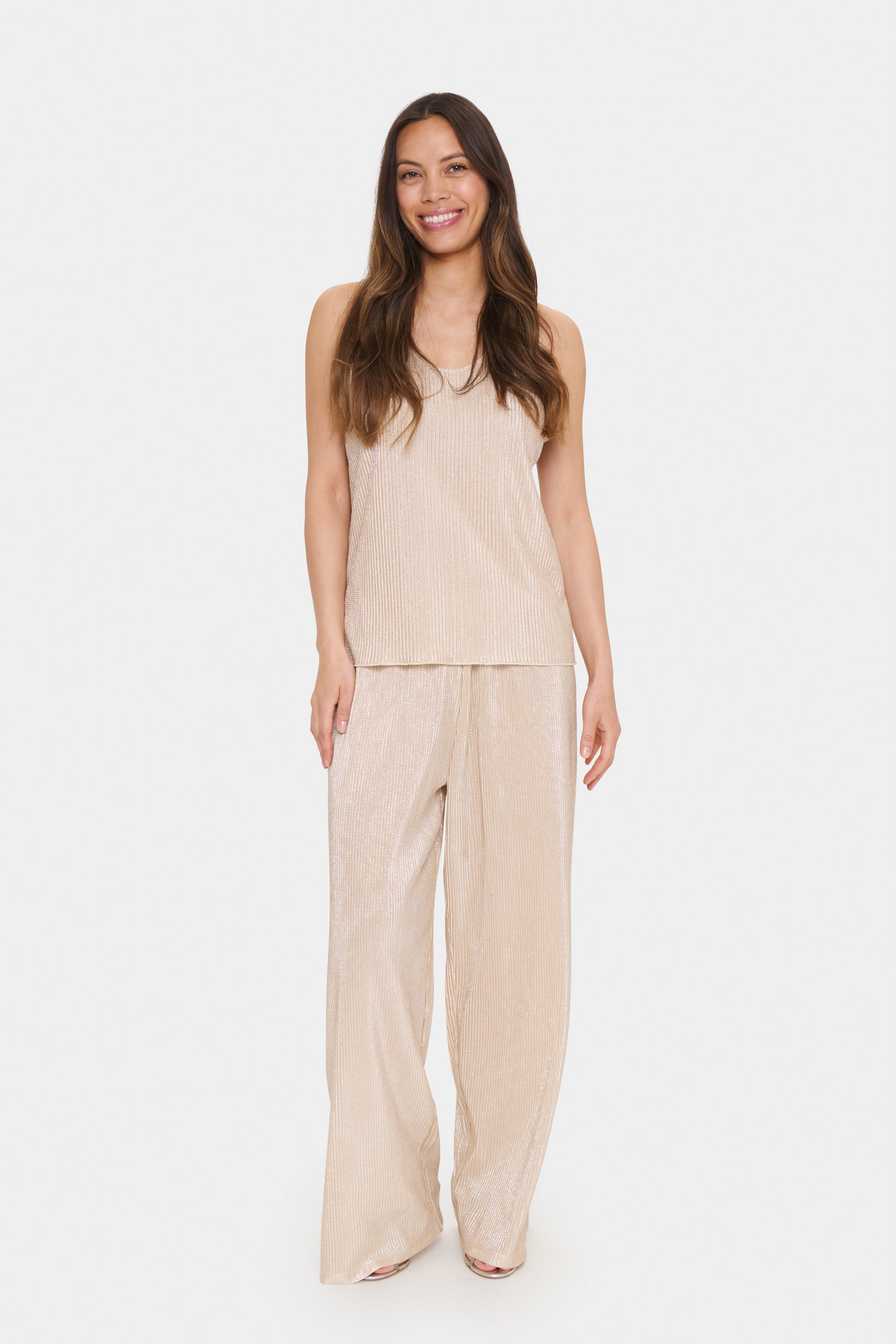 Soaked in Luuxry Evy Pants in Winter White