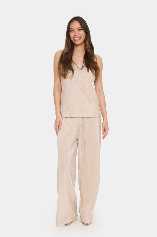 Soaked in Luuxry Evy Pants in Winter White