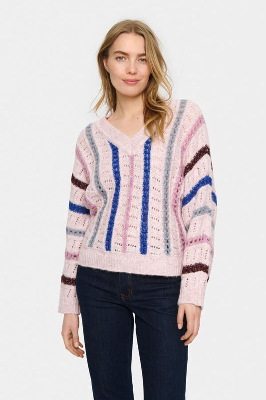 Saint Tropez Felisa Pullover in Winsome Orchid