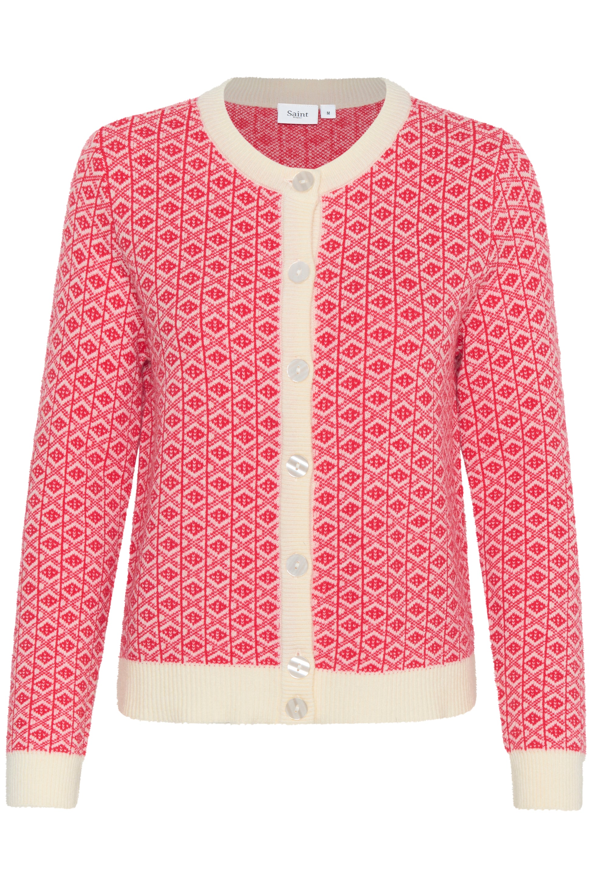 Soaked in Luxury Herel Cardigan in Racing Red