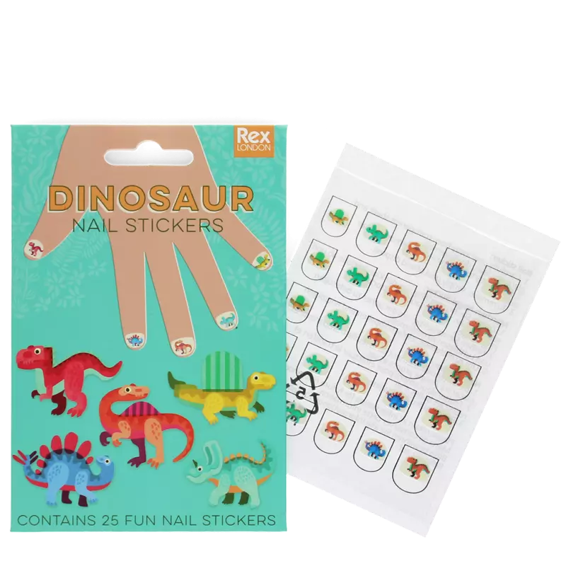 Childrens Nail Stickers - Baby Dinos