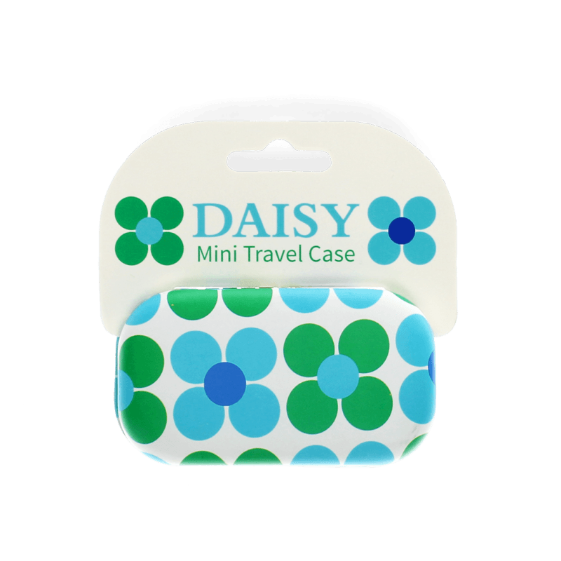 Rex London Mini travel case - Blue and green Daisy