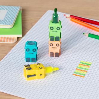 Stackable HIghlighters Set- Robot