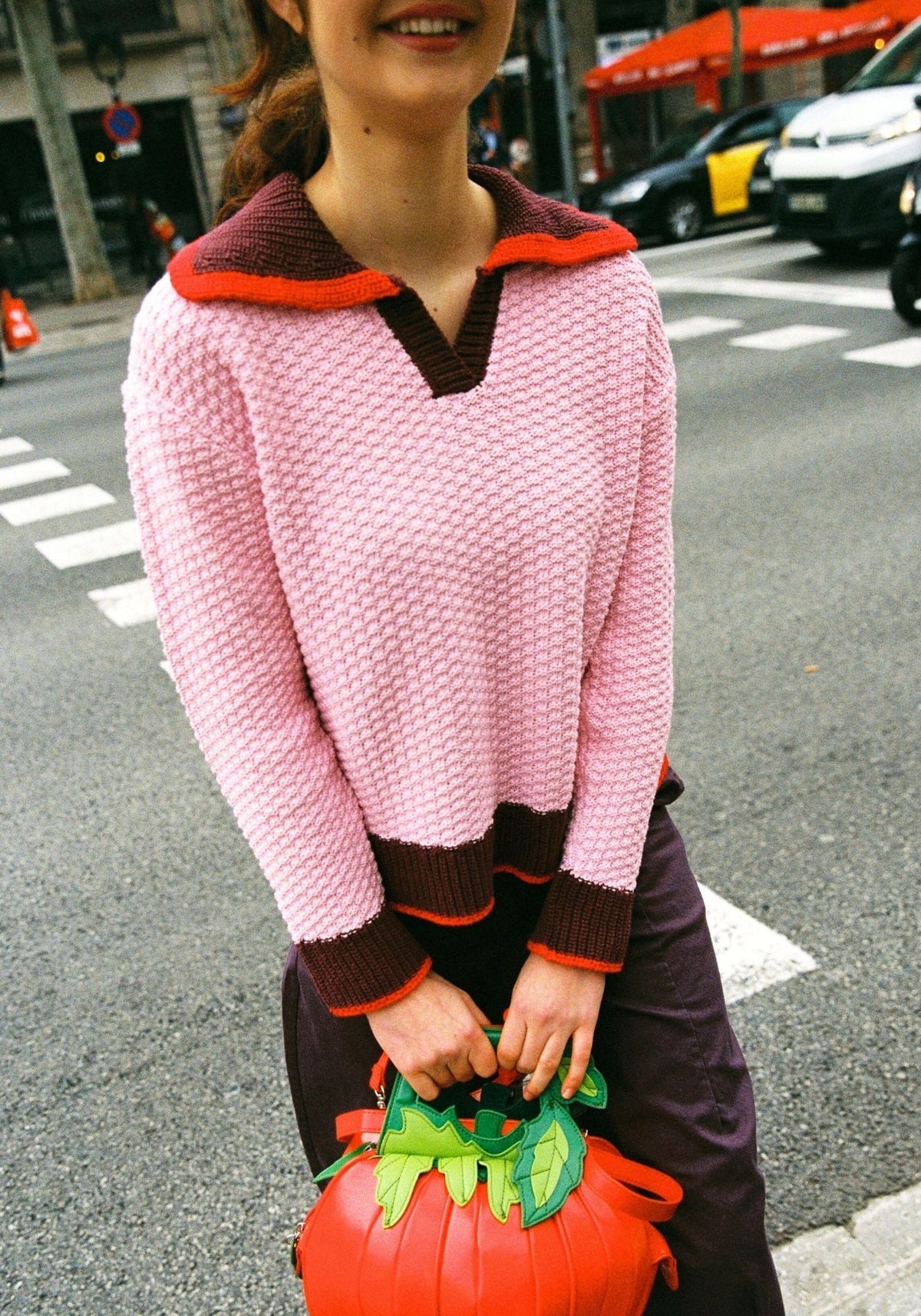 Dr Bloom Pink Match Sweater