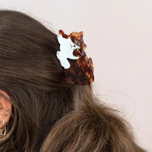 Hair Claw Clip - Cat