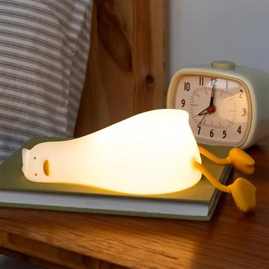 USB Rechargable Dimmable Night Light -Lazy Duck