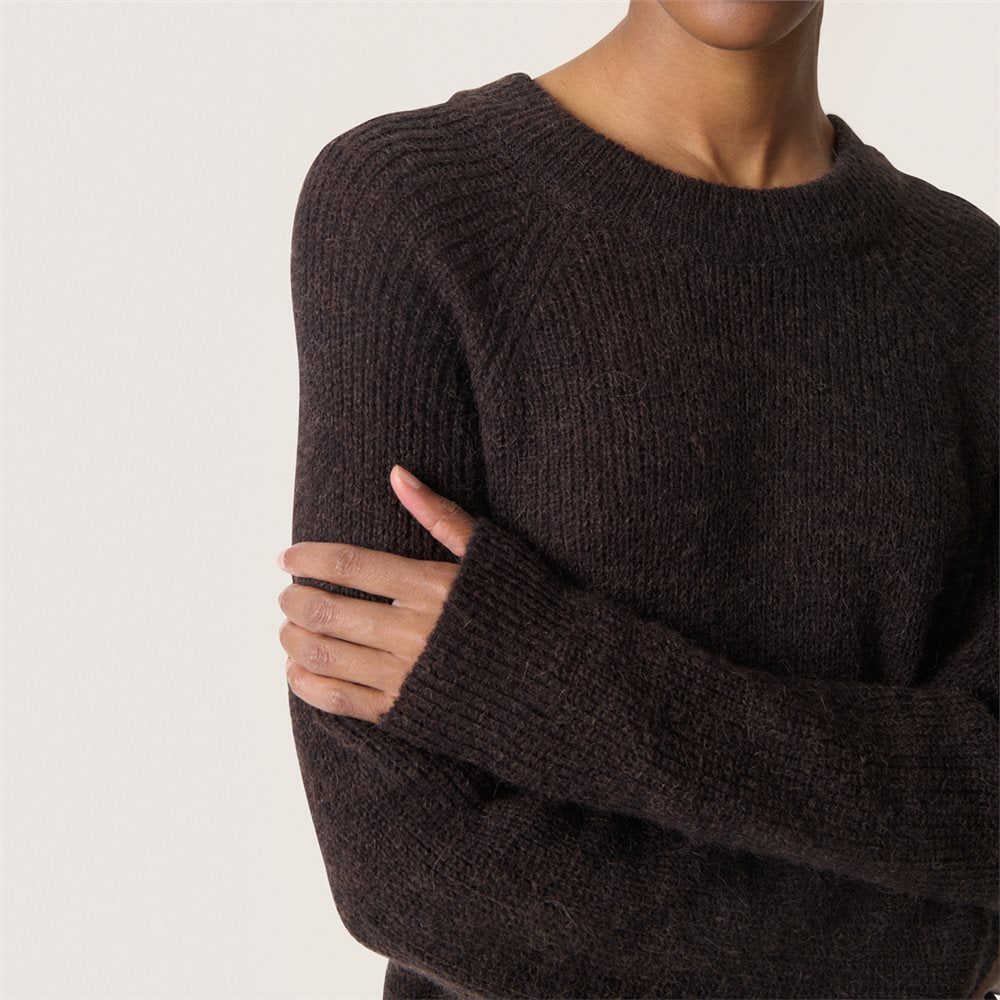 Soaked in Luxury Tuesday Jumper in Chocolate Torte