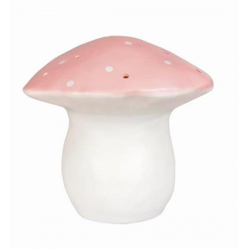 Heico Lamp Medium Mushroom Vintage Pink