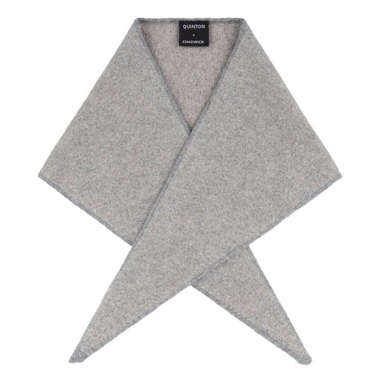 Quinton + Chadwick Triangle Scarf in Bark colours