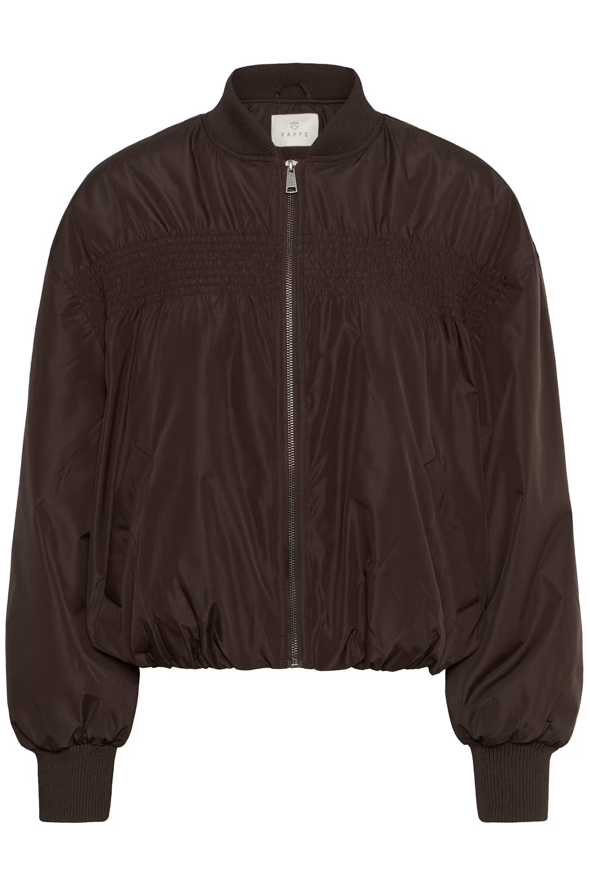 Kaffe Aarlette Coat in Coffee Bean
