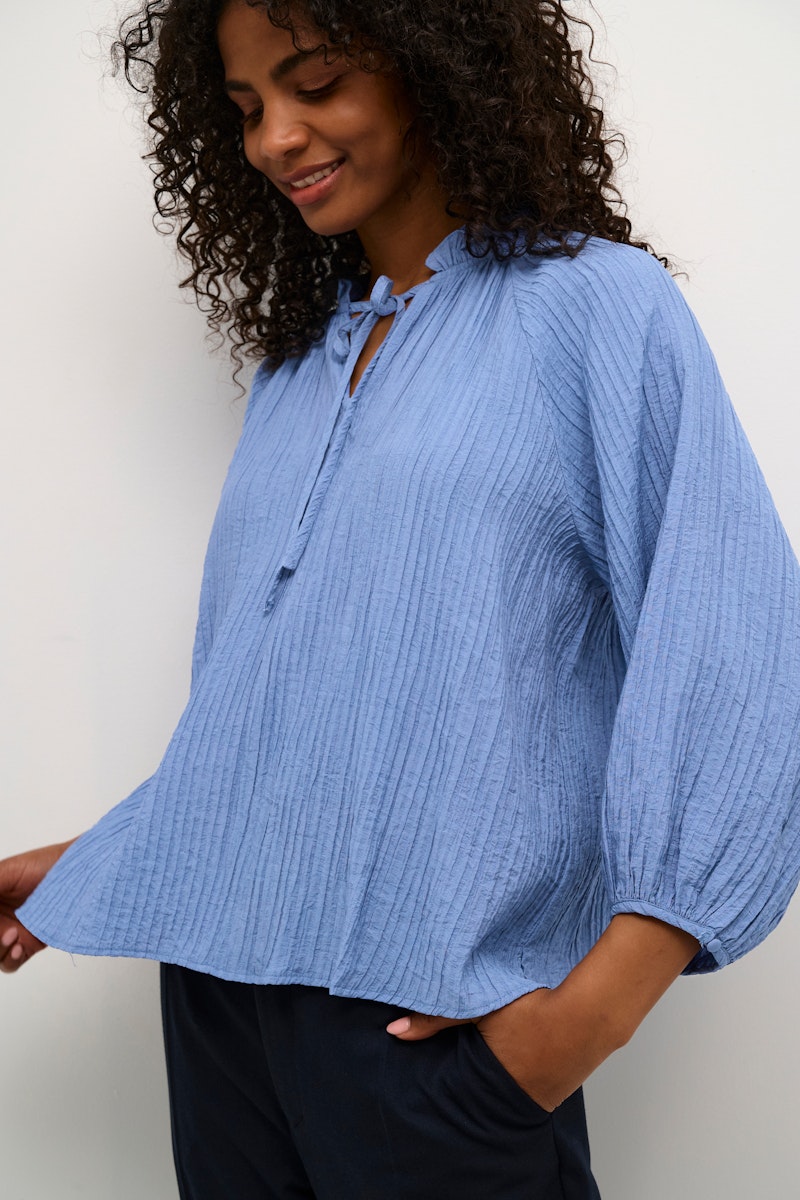 Kaffe Lianna Blouse in Ebb and Flow