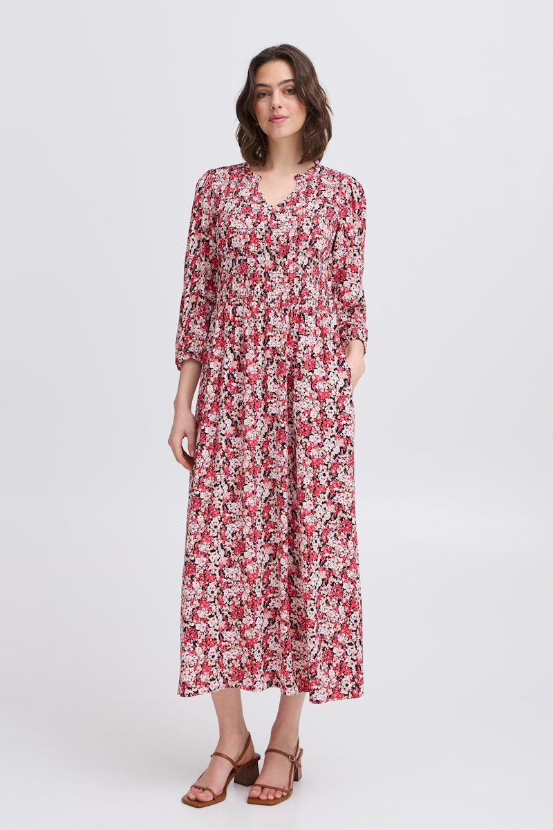 Fransa Lalu Dress in Rose Smoke Mix