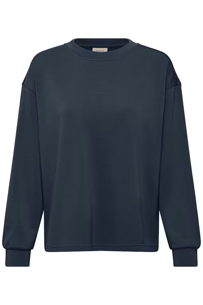 Fransa Aurora Pullover in Navy Blazer