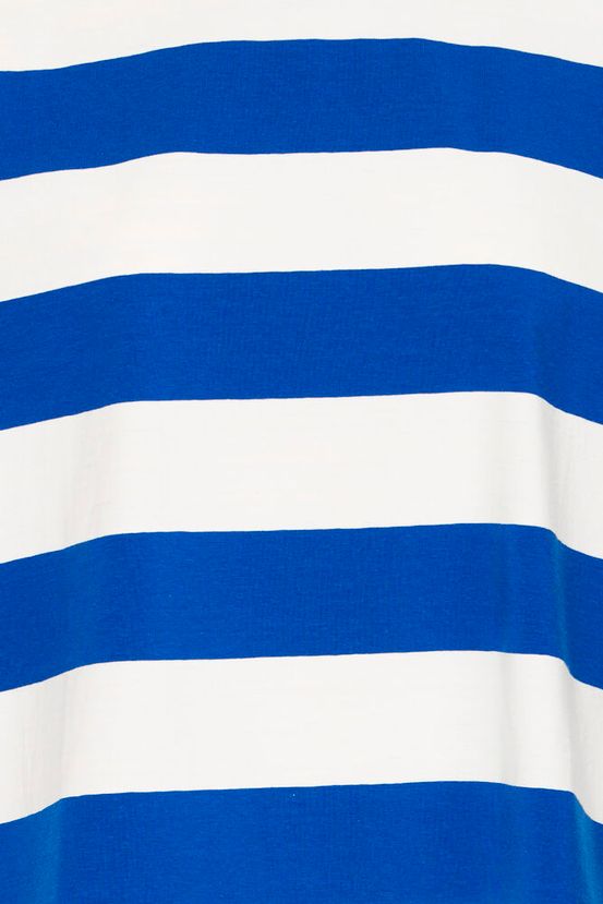 Fransa Siva Tee in True Blue & White Stripe