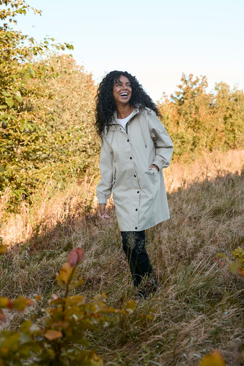 Kaffe Ennie Coat in Feather Grey