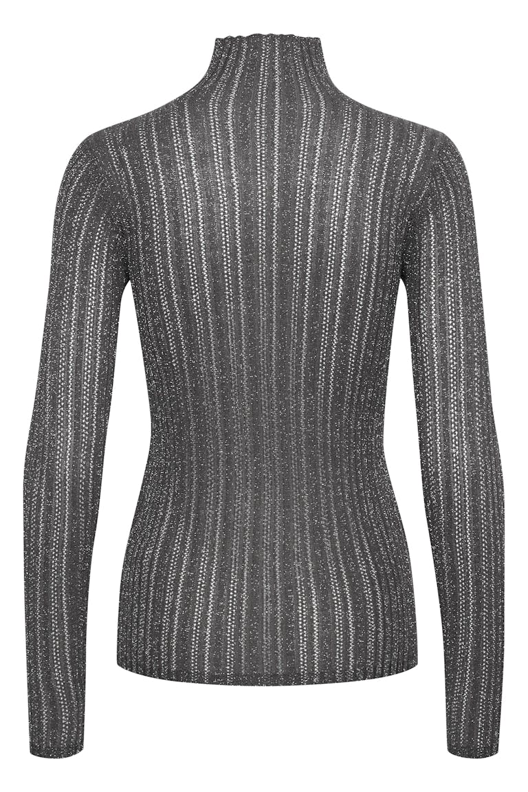 Soaked in Luxury Laisa Pullover in Gunmetal