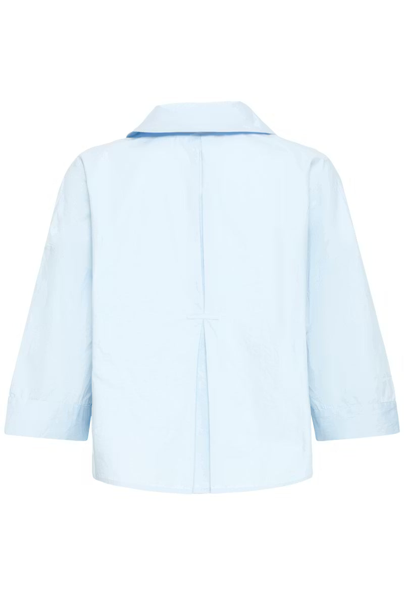 ICHI Luanne Shirt in Floaty Blue