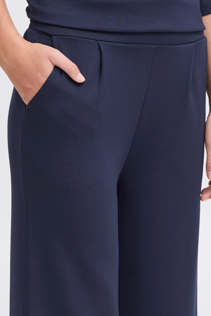 Fransa Aurora Pant in Navy Blazer