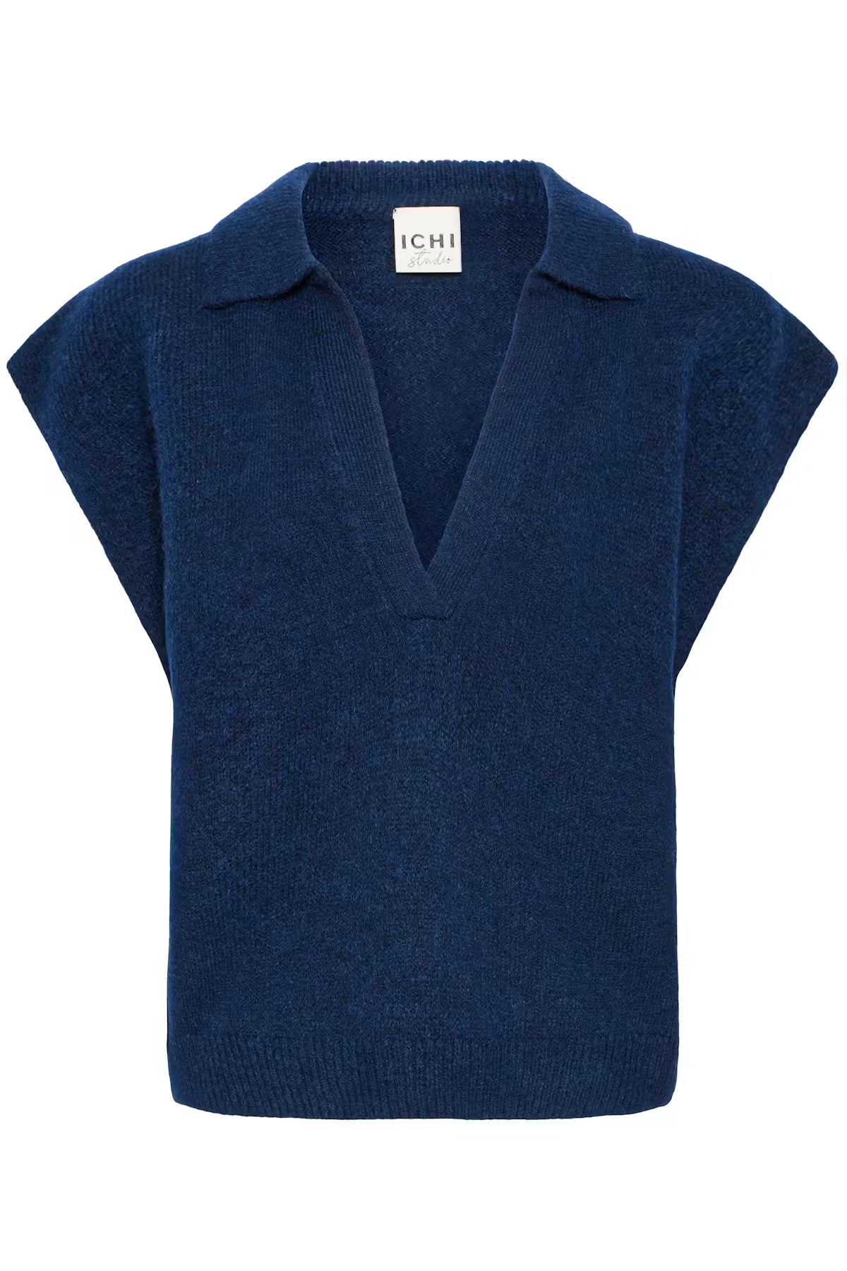 ICHI Povoke Tank Top in Blueprint