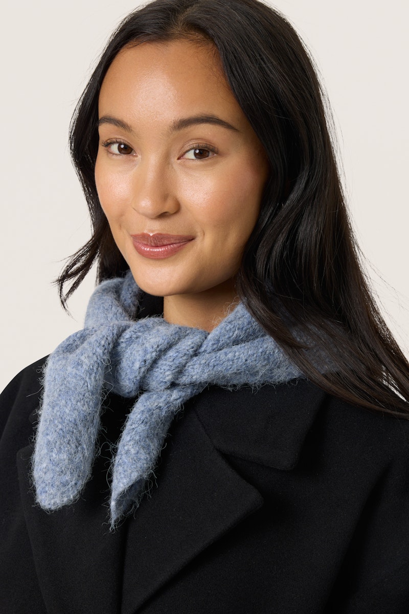Soaked in Luxury Pleoni Scarf in Bijou Blue Melange