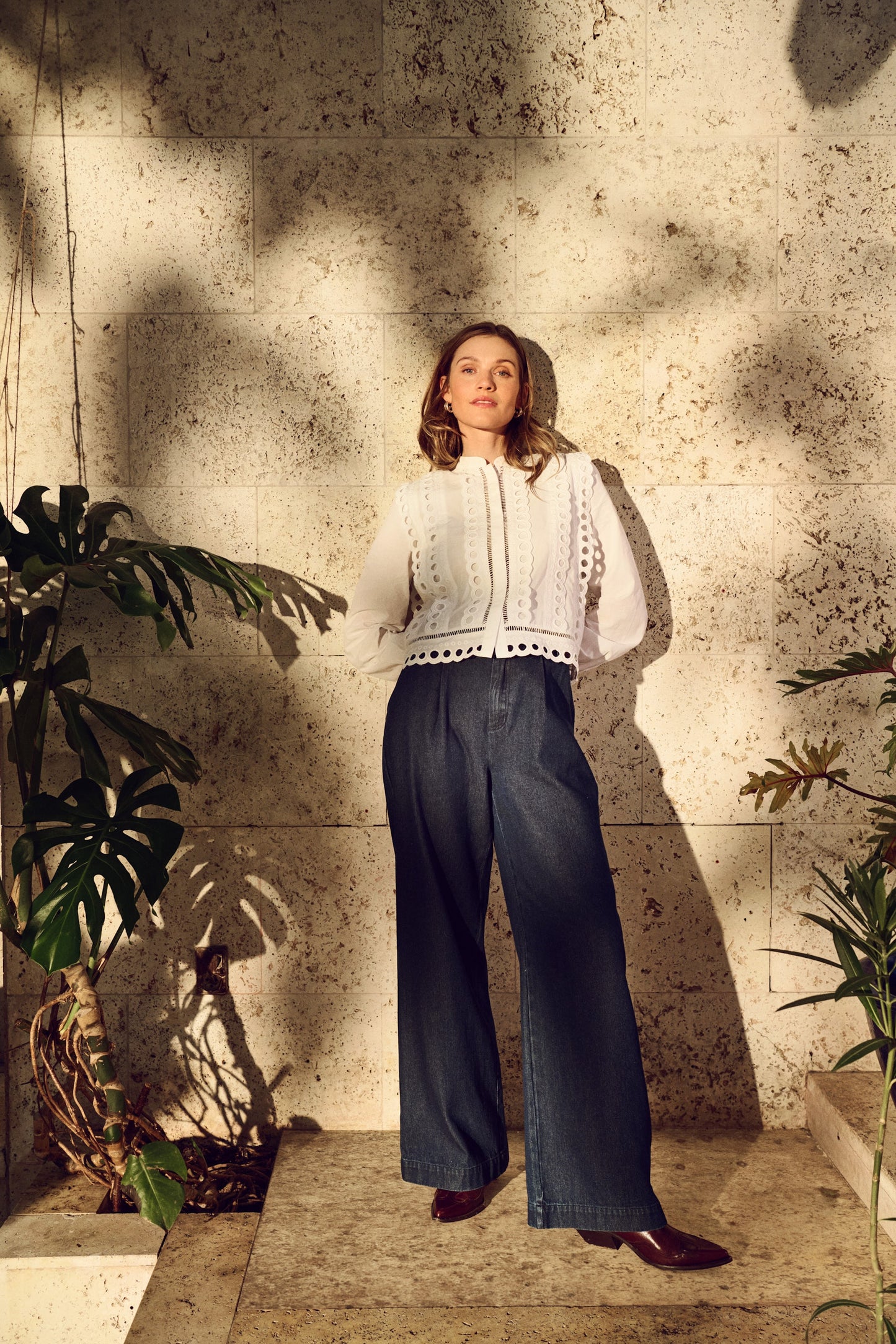 Saint Tropez Marlee Shirt in Bright White