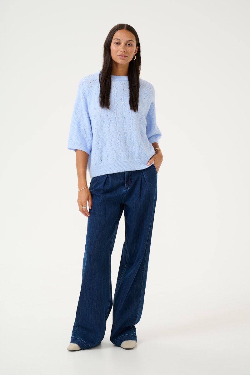 Kaffe Tella Pullover in Windsurfer Melange